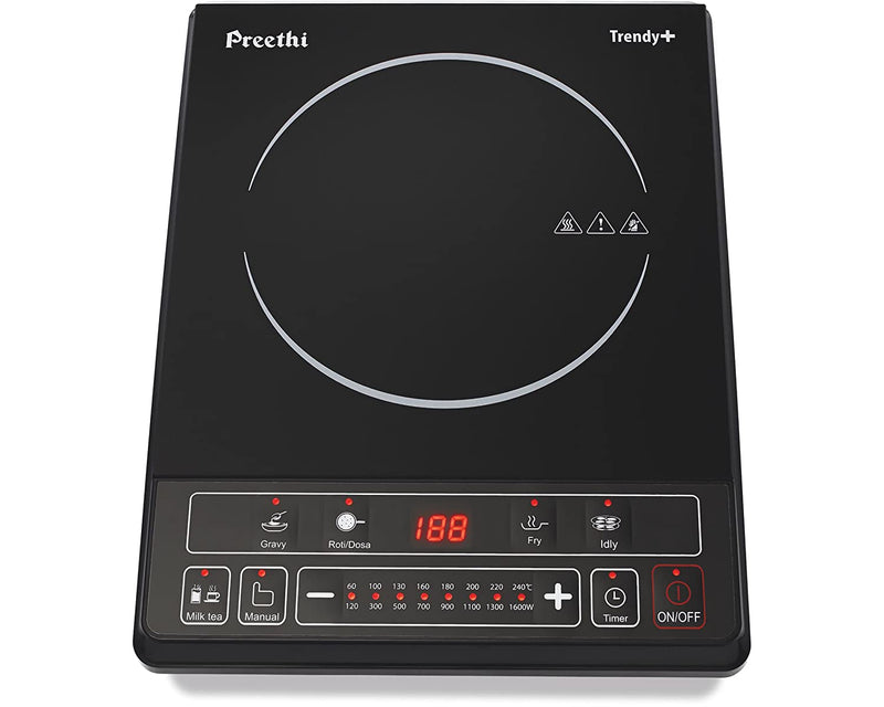 Preethi Trendy Plus 116 1600-Watt Induction Cooktop (Black)