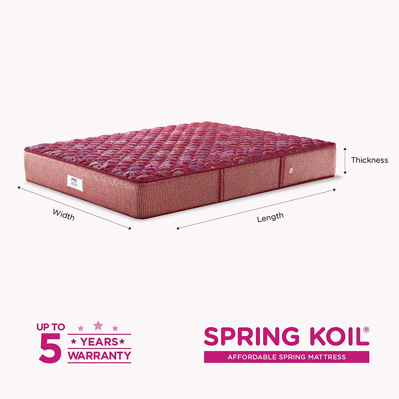 Peps spring koil pillow top deals mattress