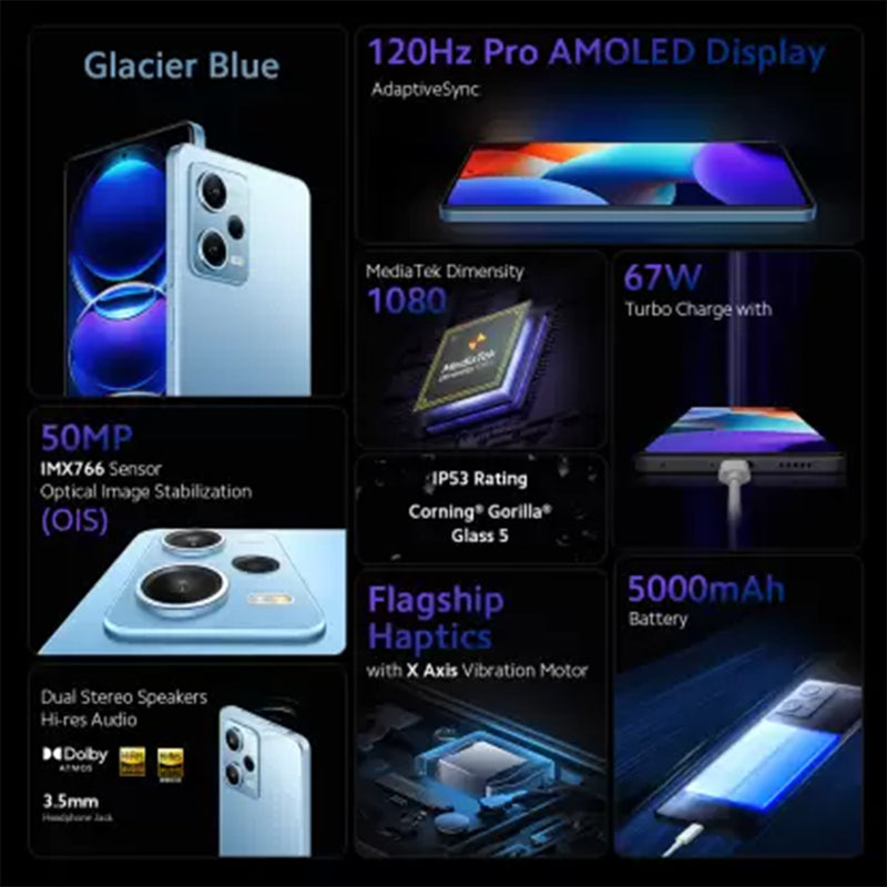 Comprar Xiaomi Redmi Note 12 Pro 8 GB + 256 GB Glacier Blue móvil