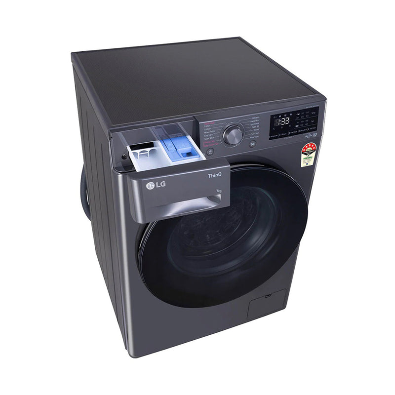 LG 7.0 kg, Front Load Washing Machine with AI Direct Drive™ Washer with Steam™ and ThinQ (FHV1207Z4M.ABMQEIL)