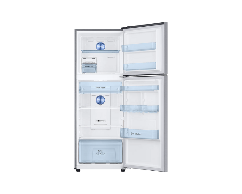 Samsung 385 Litres 2 Star Frost Free Double Door Convertible Refrigerator with Deodorizer (RT42C5532S8-HL, Elegant Inox)