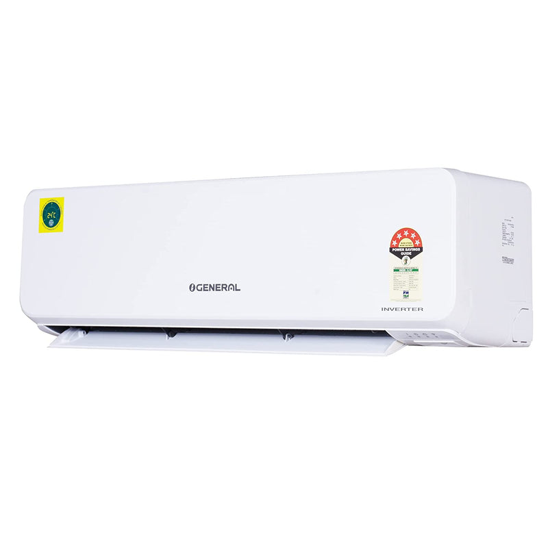 O-General 1.5 Ton 5 Star EFFICIENT & TROPICAL INVERTER Split Air Conditioner - White (ASGG-AOGG18CGTB-B, Copper Condenser)