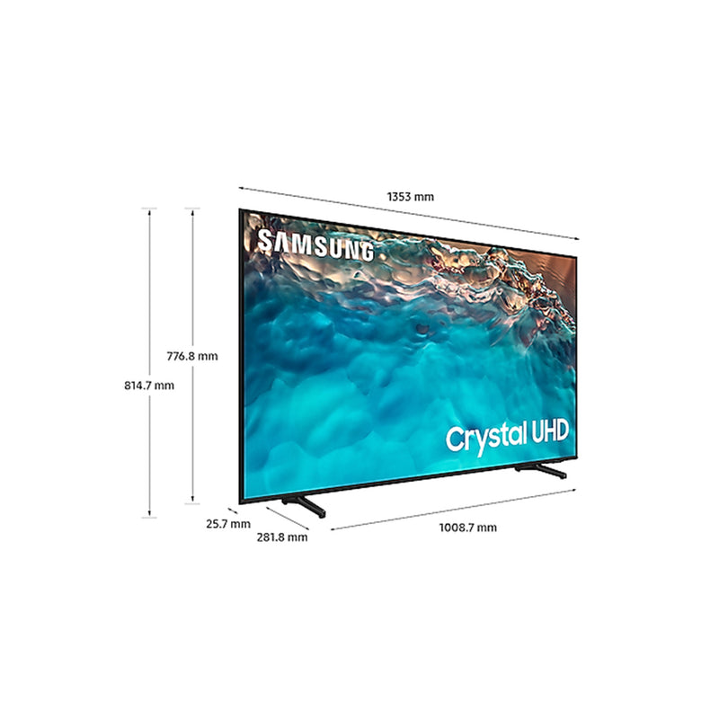 Samsung 152 Cm ( 60 Inches ) BU8000 Crystal 4K UHD Smart TV (UA60BU8000KLXL)