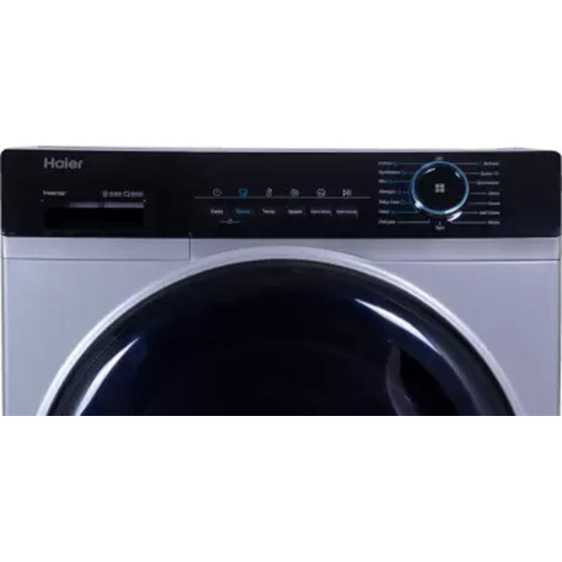 Haier 7.5 kg Fully Automatic Front Load with In-built Heater Silver  (HW75-IM12929CS3)