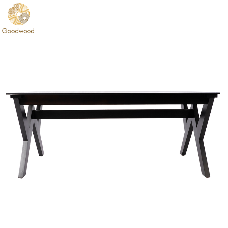 Goodwood Wave 1+3+BE DW 6 Seater Dining Table Set