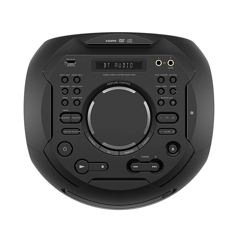 Sony MHC-V42D Party Speaker with Long Distance Bass Sound - Black