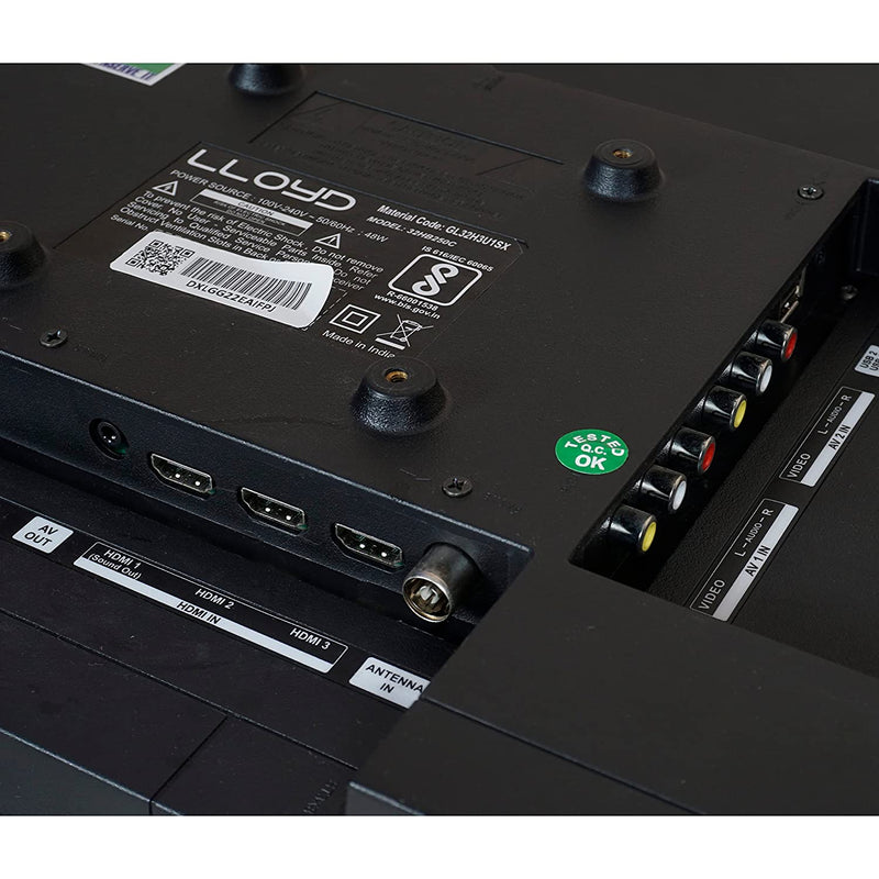 Lloyd 80 cm (32 Inches) HD Ready LED TV 32HB250C (Black) (2021 Model)