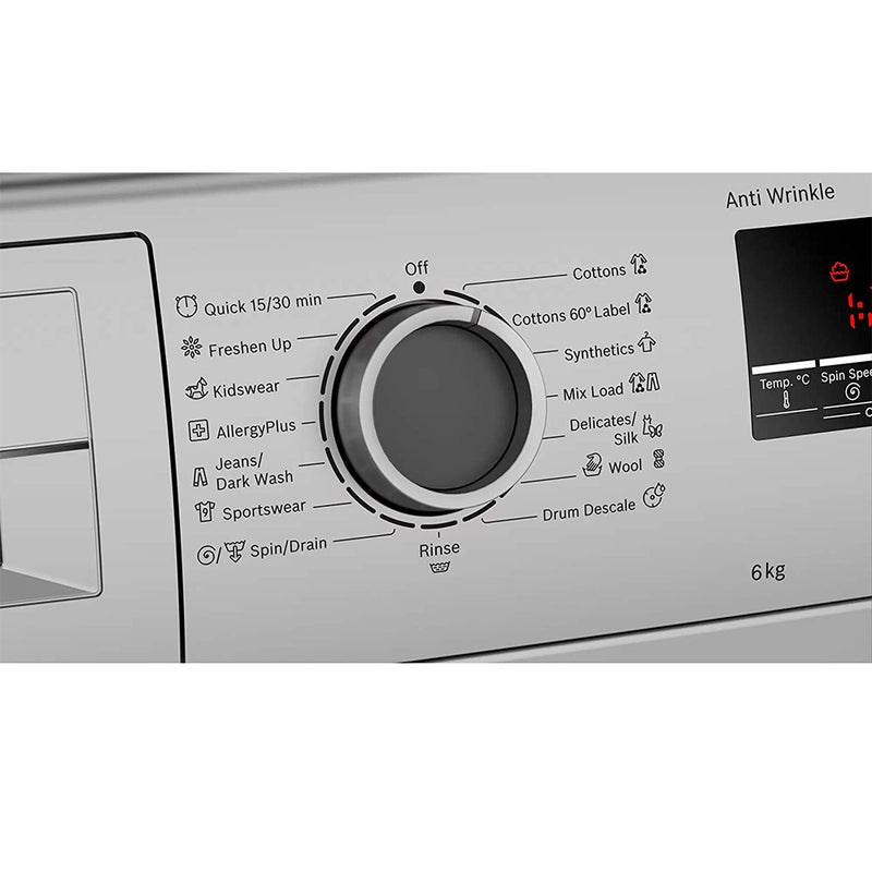 Bosch 6 Kg Fully-Automatic Front Loading Washing Machine (WLJ2026SIN)
