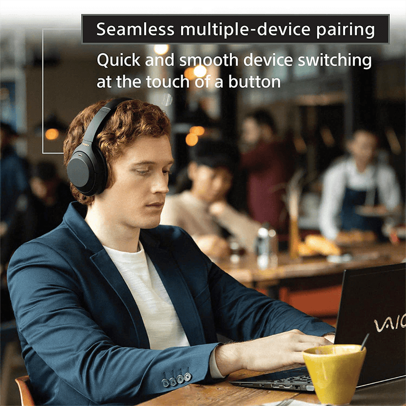 Sony WH-1000XM4 Industry Leading Wireless Noise Cancelling Headphones, Bluetooth Headset with Mic for Phone Calls, 30 Hours Battery Life, Quick Charge, Touch Control & Alexa Voice Control