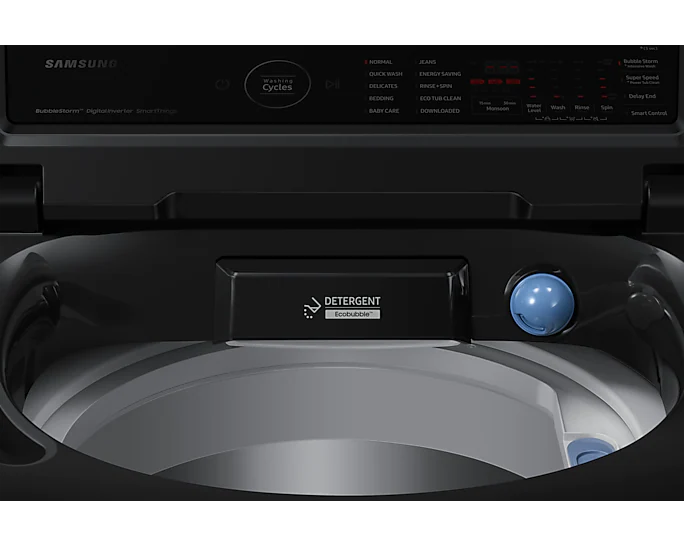 Samsung 9.0 kg Ecobubble™ Top Load Washing Machine with Wi-Fi Connectivity (WA90BG4546BVTL)