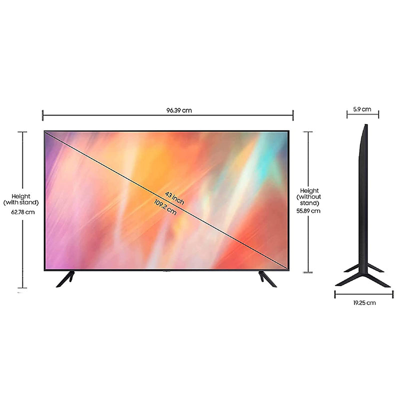 Samsung 139 Cm ( 55 Inches ) 4K Ultra HD Smart LED TV-UA55AU7500KLXL (2021 Model)