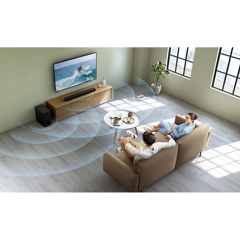 Sony HT-S350 2.1Ch Soundbar with Wireless Subwoofer (Dolby Audio,Bluetooth Connectivity, Wireless Connectivity with TV)