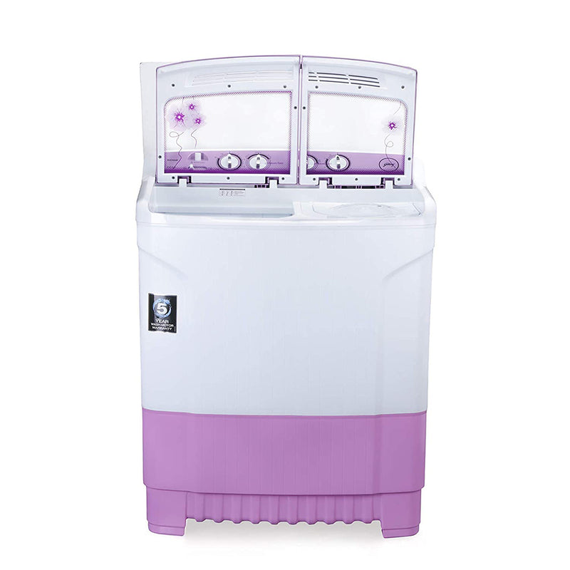 Godrej 8 Kg Semi-Automatic Top Loading Washing Machine (WSEDGE 80 5.0 TB3 M LVDR , Lavender, Tri-Roto Pulsator)