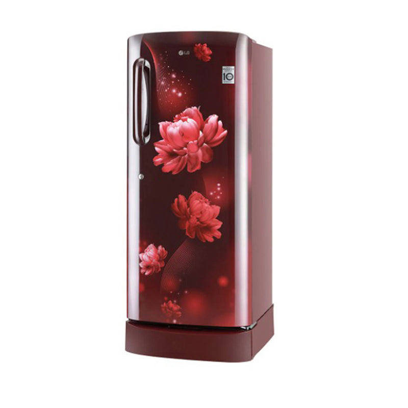 LG 235 L 3 Star, Single Door Direct Cool Smart Inverter Compressor Refrigerator (GL-D241ASCD.DSCZEBN)