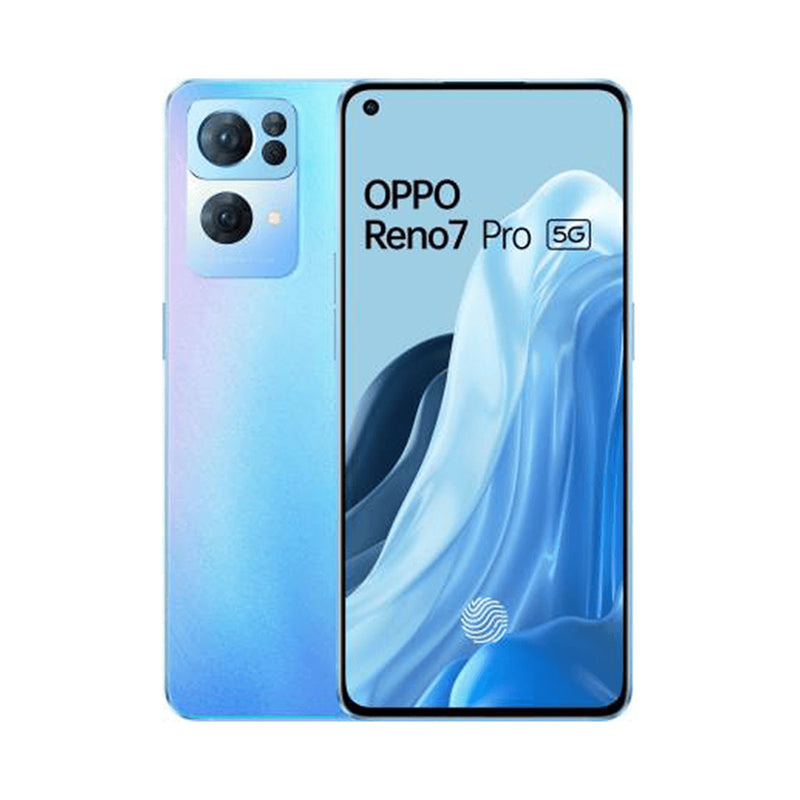 OPPO Reno7 Pro 5G Smart Phone Starlight Blue 256 GB,  12 GB RAM (RENO7 PRO STARLIGHT BLUE)