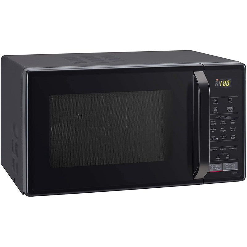 LG 21 L Convection Microwave Oven (MC2146BG, Glossy Black, With Starter Kit)