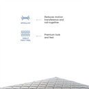 Peps Restonic Bonnell Sanibel Pillow Top 6-inch Spring Mattress with Free Pillow