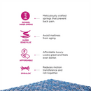 Peps Springkoil Bonnell 6-inch Spring Mattress with Free Pillow