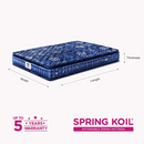 Peps Springkoil Bonnell Pillow Top 6-inch Spring Mattress with Two Free Pillow