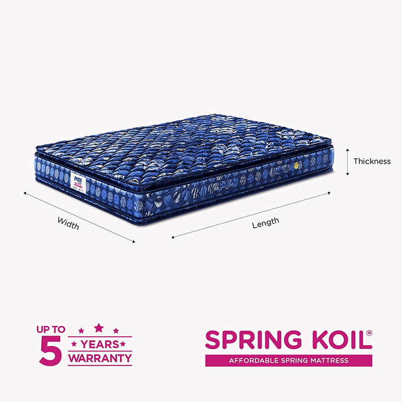 Peps spring koil pillow top deals mattress