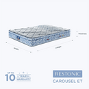 Peps Restonic Carousel Euro Top 6 inch Pocketed Spring Mattress With Free Pillow