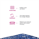 Peps Springkoil Bonnell Pillow Top 6-inch Spring Mattress with Two Free Pillow