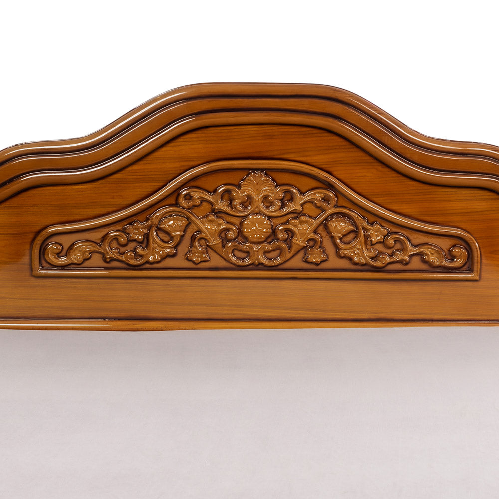 Heritage Rani Queen size 5 + 6.25 Teakwood cot (TI-RANI COT 5+6.25)