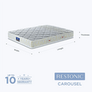 Peps Restonic Carousel 6 inch Pocketed Spring Mattress with Free Pillow
