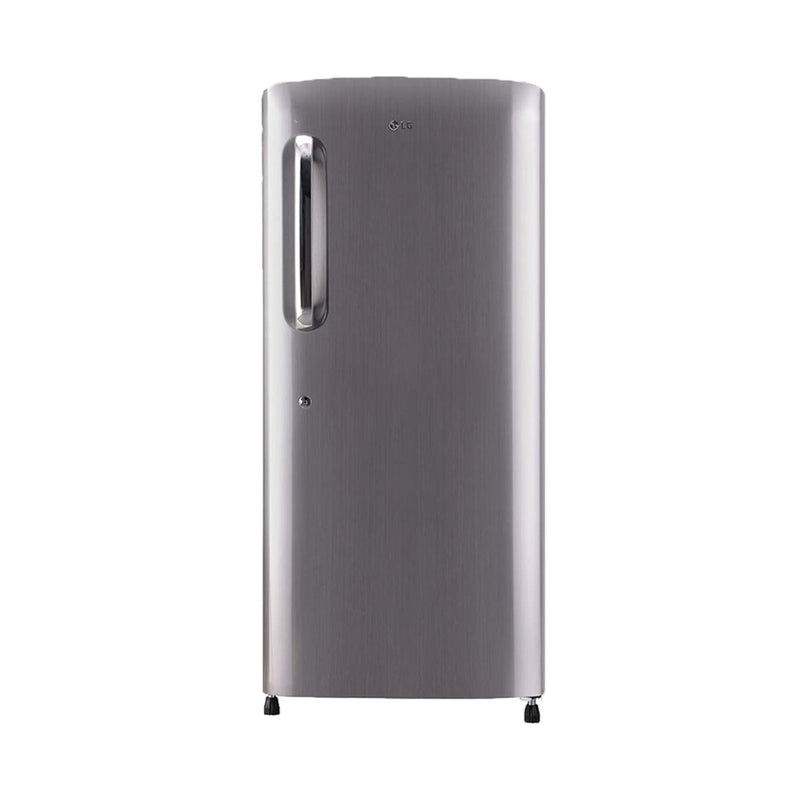 LG 215 L 4 Star Inverter Direct Cool Single Door Refrigerator (GL-B221APZY, Shiny Steel)