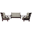 Heritage Meanwal 3 + 1 + 1 Teakwood Sofa (TI-MEENVAL SOFA 3+1+1)