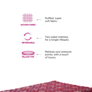 Peps Restonic Bonnell Sanibel Pillow Top 6-inch Spring Mattress with Free Pillow