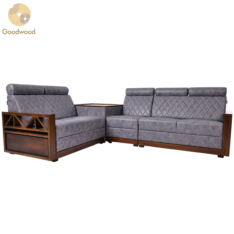 Goodwood Rustic Corner Sofa 2+2+1+1(Corner) (SR-RUSTIC CORNER SOFA)